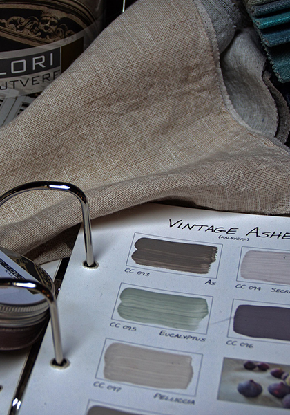 kleurkaarten proefpotjes carte colori