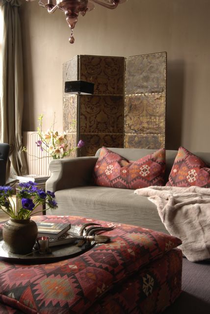 kalkverf Carte Colori in bruine kleur Chocolat